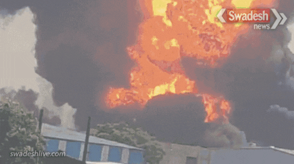 Fire in chemical factory in Mohali: 8 people burnt, 3 in critical condition.